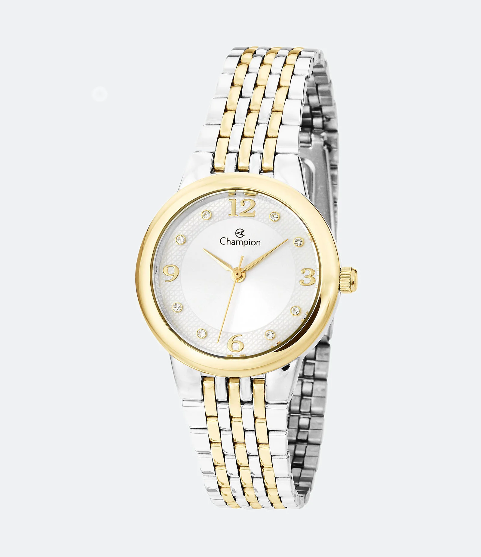 Kit Relógio Champion com Pulseira e Caixa em Metal CH24857W U 2