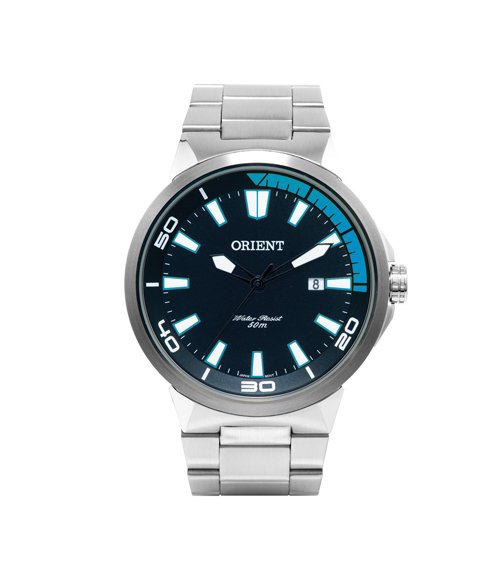 Relógio Masculino Orient MBSS1196A PASX Analógico Calendário 5 ATM Prata 1
