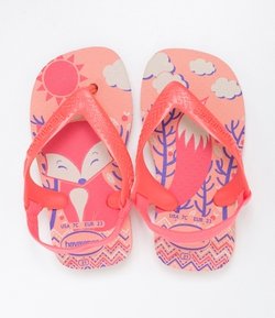 Chinelo Infantil Havaianas New Baby Pets - Tam 17 ao 18