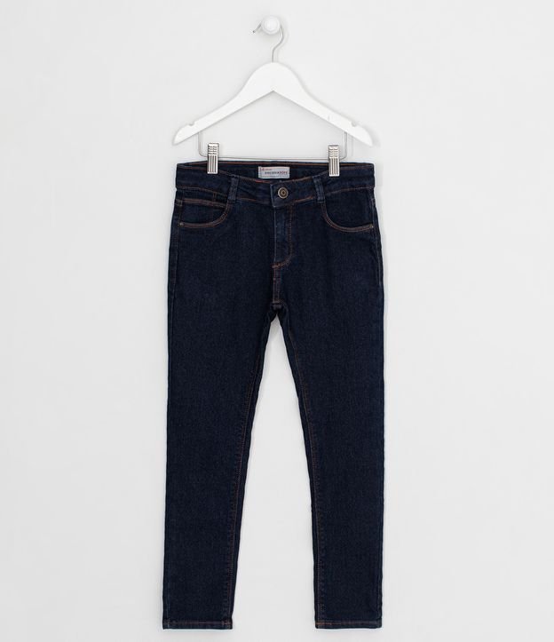 Pantalón Infantil en Jeans sin Estampado - Talle 5 a 14 años  Azul 1