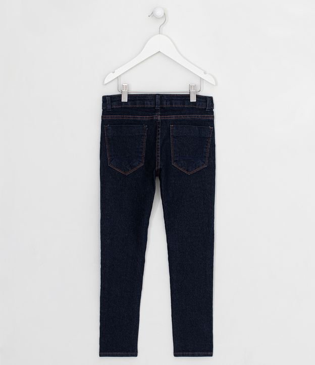 Pantalón Infantil en Jeans sin Estampado - Talle 5 a 14 años  Azul 2