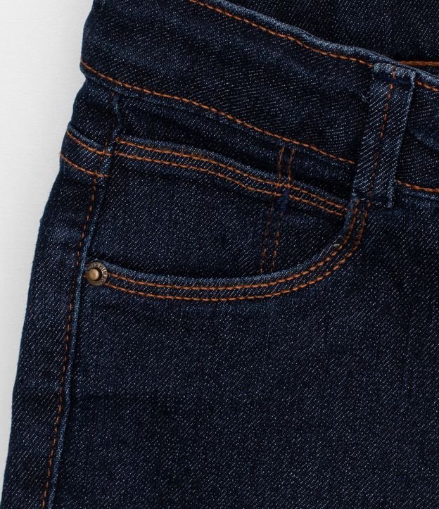 Pantalón Infantil en Jeans sin Estampado - Talle 5 a 14 años  Azul 3
