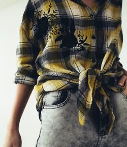 Camisa Xadrez Tartan com Bordado