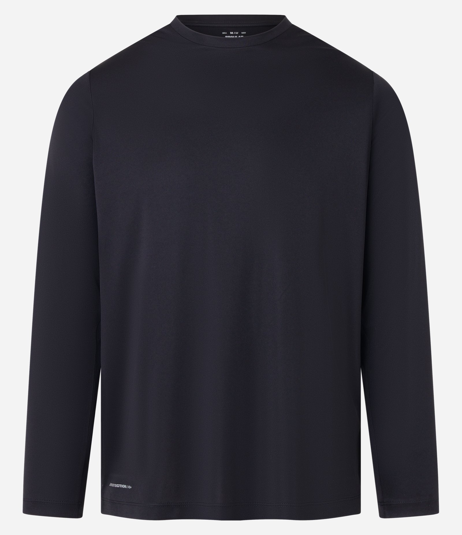 Camiseta Básica Esportiva com Manga Longa Preto 5