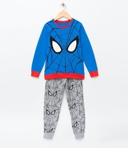 Pijama Infantil Algodão Homem Aranha - Tam 2 a 14