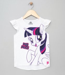 Blusa Infantil com Estampa My Little Pony - Tam 4 a 10