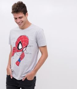 Camiseta com Estampa Homem Aranha 