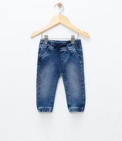 Calça Infantil em Jeans - Tam 0 a 18 meses