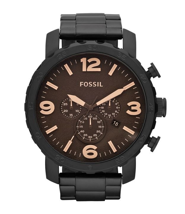 Relógio Fossil Masculino Nate Preto - JR1356/4MN