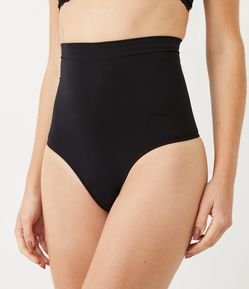 Calcinha Redutora Fio Dental Básica com Cintura Super Alta Plié