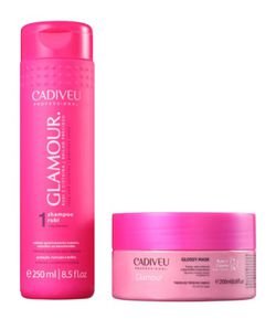 Kit Cadiveu Tratamento Glamour Shampoo Rubi + Máscara Glossy