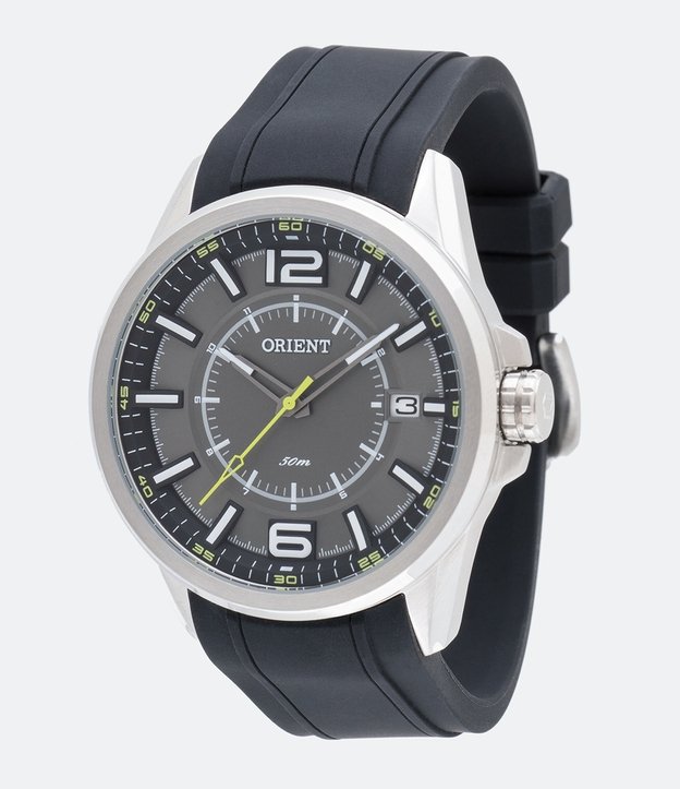 Relógio Masculino Orient MBSP1026-G2PX Analógico Calendário 5ATM Cinza 1