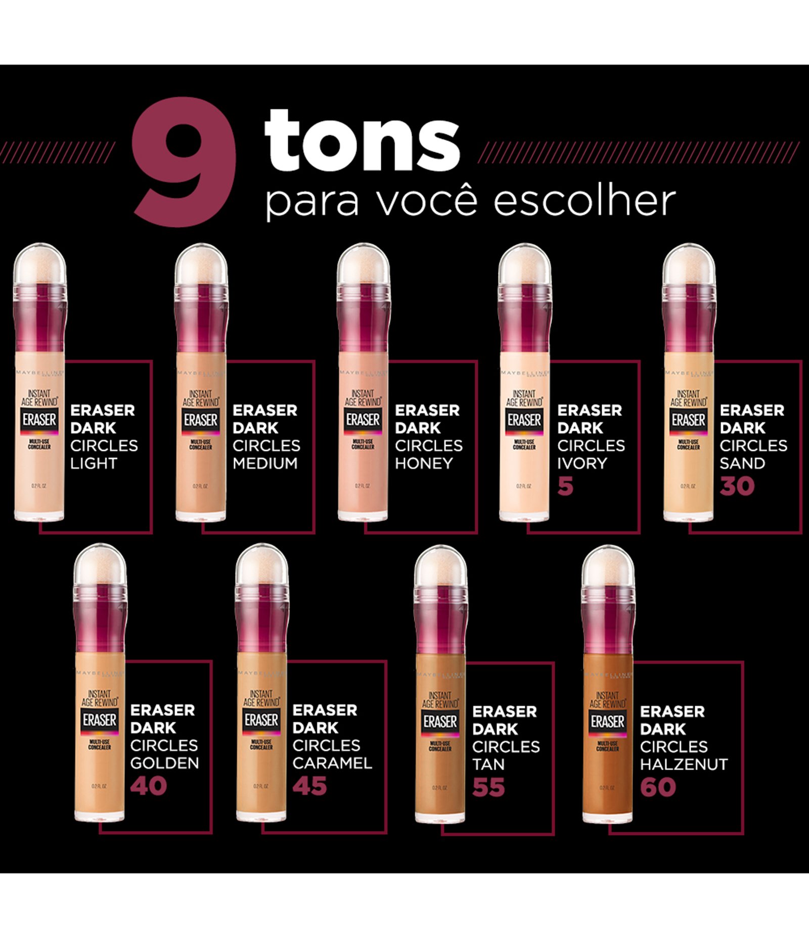 Corretivo Líquido Maybelline Eraser Instant Age Rewind 5,9 ml 6