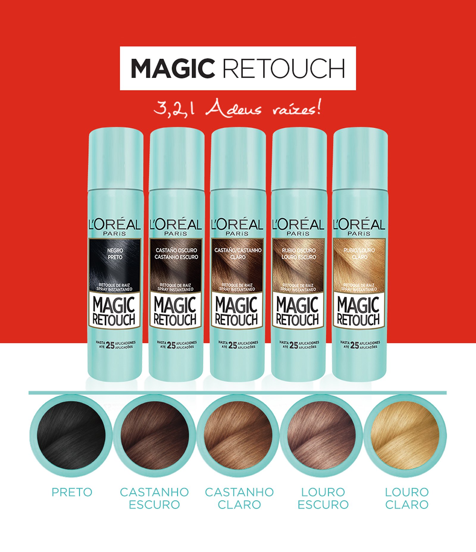 Magic Retouch L'oréal Paris Castanho Claro 2