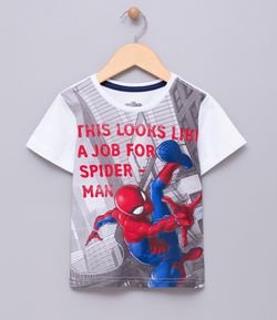 Camiseta Infantil Homem Aranha - Tam 2 a 14