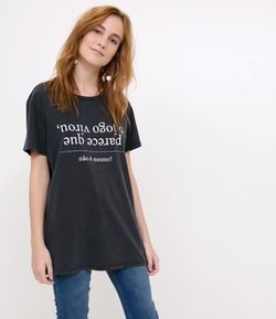 T shirt com Lettering Parece que o Jogo Virou não é Mesmo?