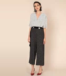 Macacão Pantacourt Poá