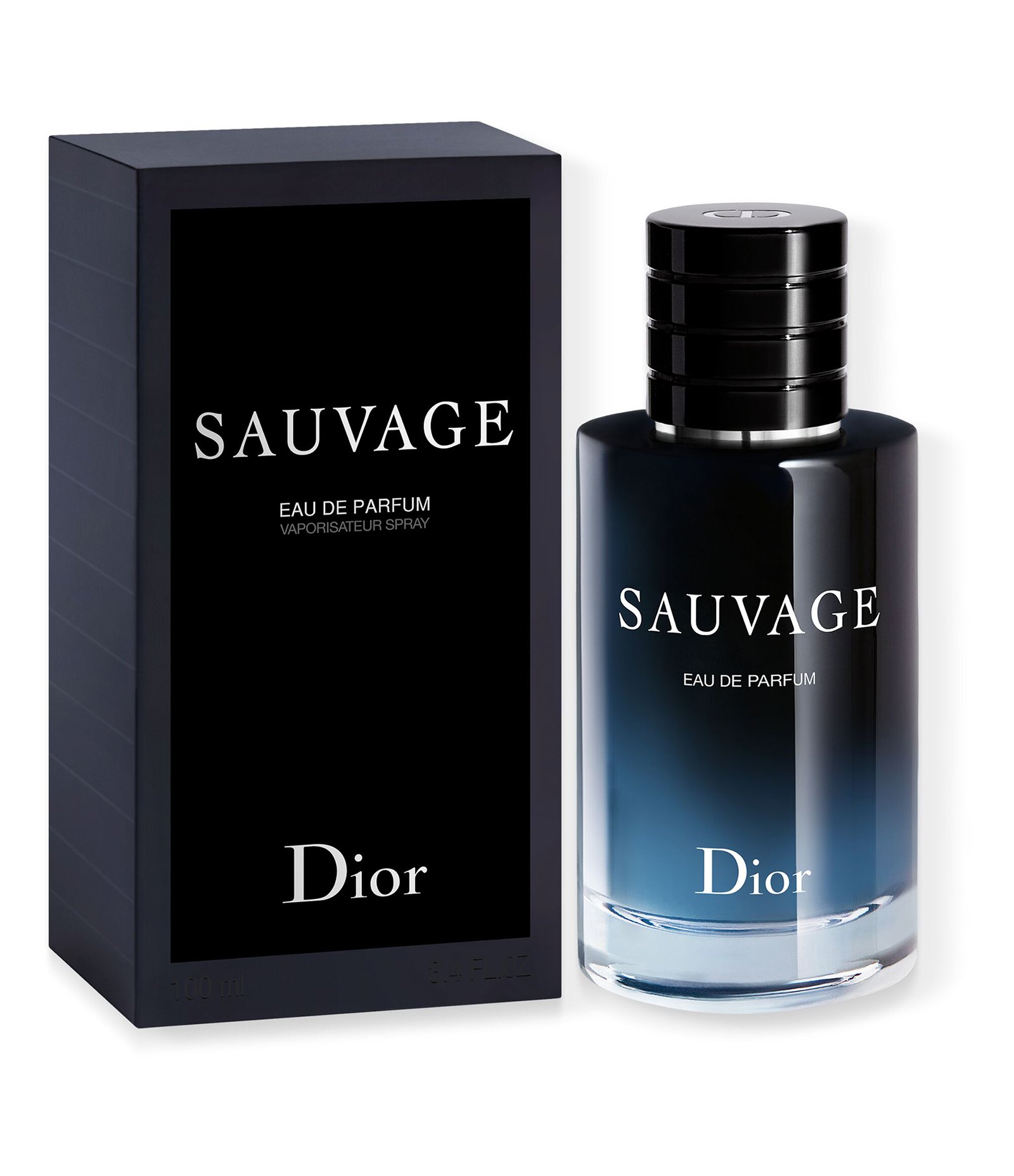 Dior SAUVAGE Eau de Parfum ブラック 100ml Perfume Dior Sauvage EDP 100ml Masculino Original - a partir de R