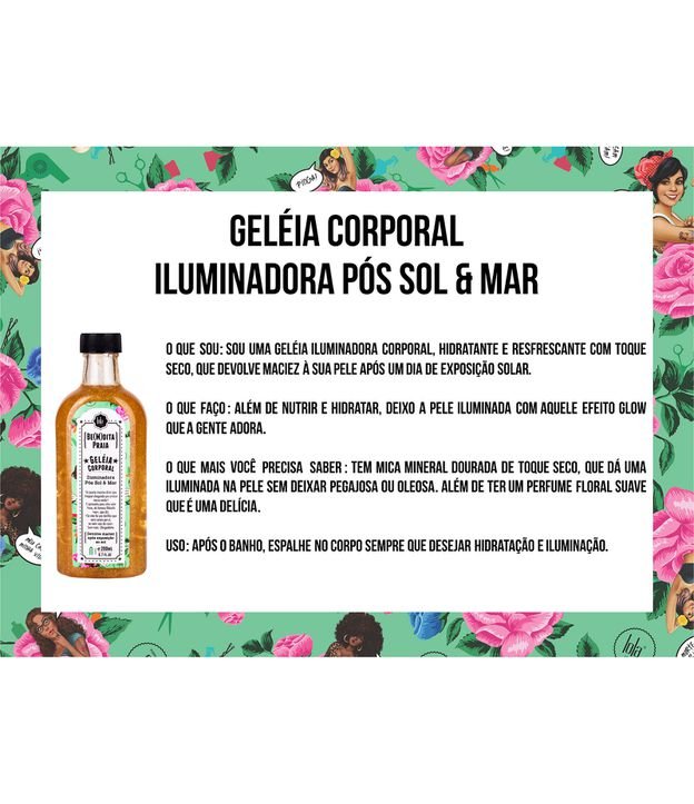 Iluminador Geléia Corporal Pós Sol Be(M)dita Praia 200ml - Lola Cosmetics 200ml 2
