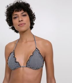 Biquíni Top Cortininha Vichy