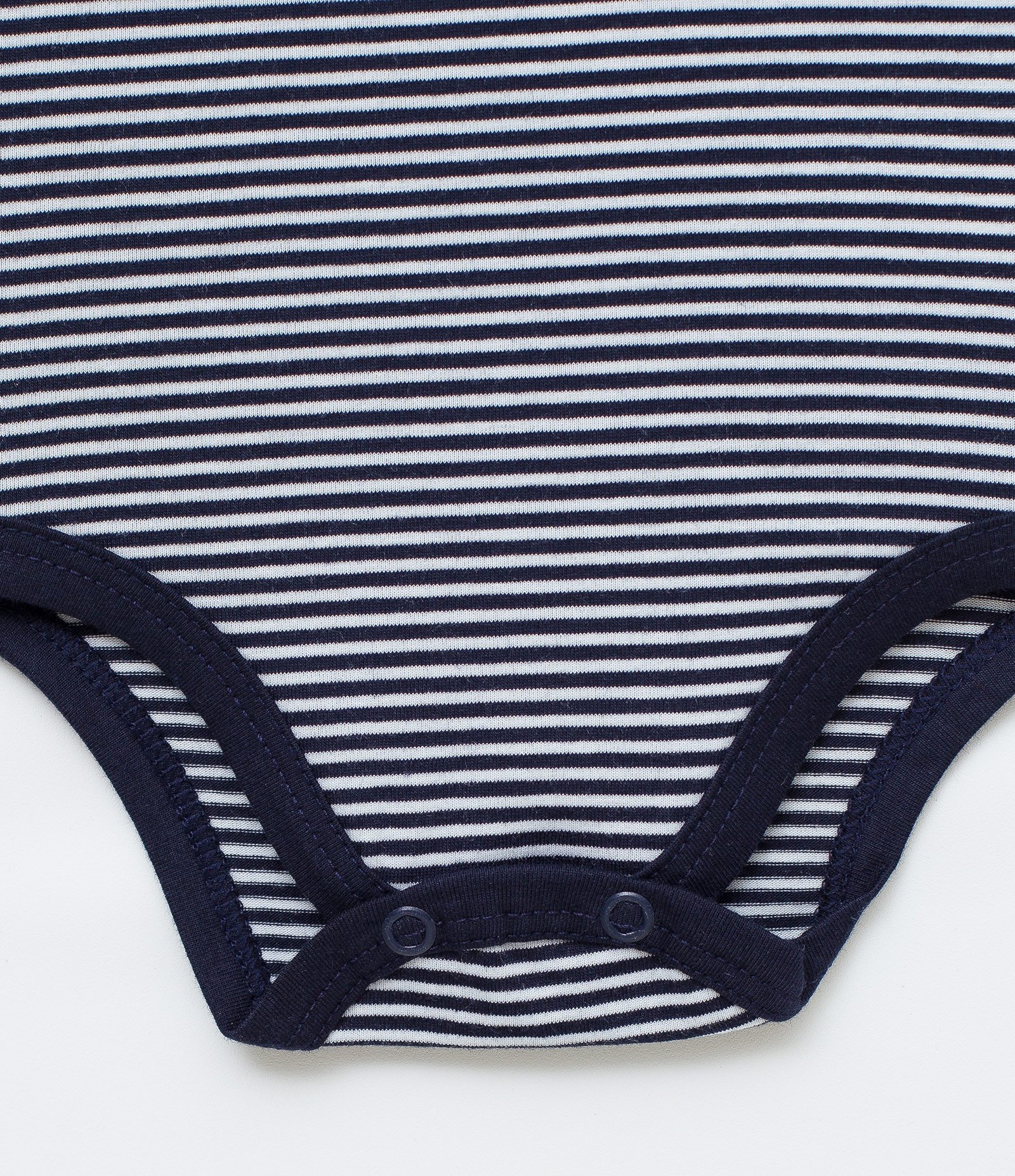 Body Infantil Listrado - Tam 0 a 18 meses Azul 4