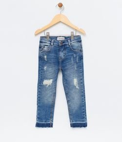 Calça Infantil em Jeans - Tam 1 a 4