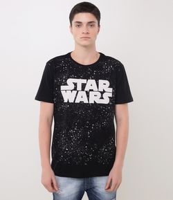 Camiseta com Estampa Star Wars Brilha no Escuro