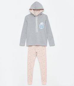 pijama moletom com capuz