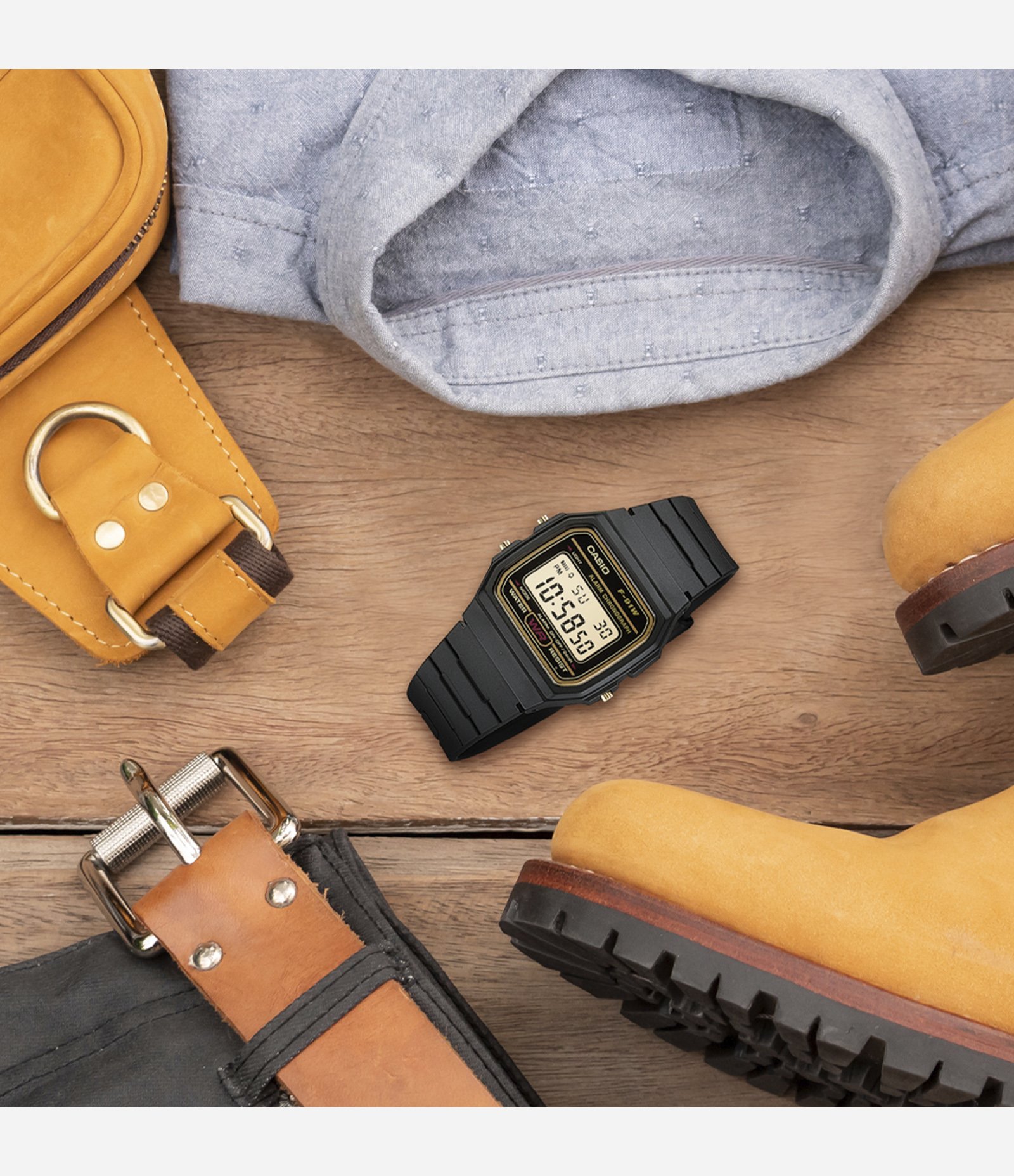 Relógio Casio Unissex Digital  PRETO 3