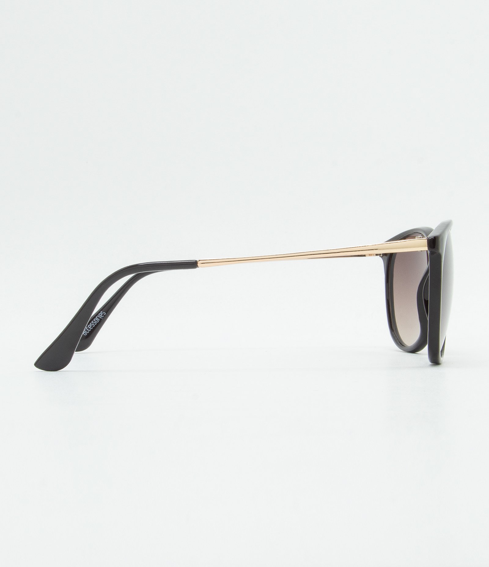 Óculos de Sol Redondo com Lentes Marrom Marrom 2