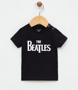 Camiseta Infantil Estampa The Beatles - Tam 0 a 18 meses