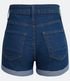 Imagem miniatura do produto Short Femenino Jean Hot Pants con Terminación Doble Azul 7
