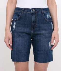 Short Boyfriend com Puídos