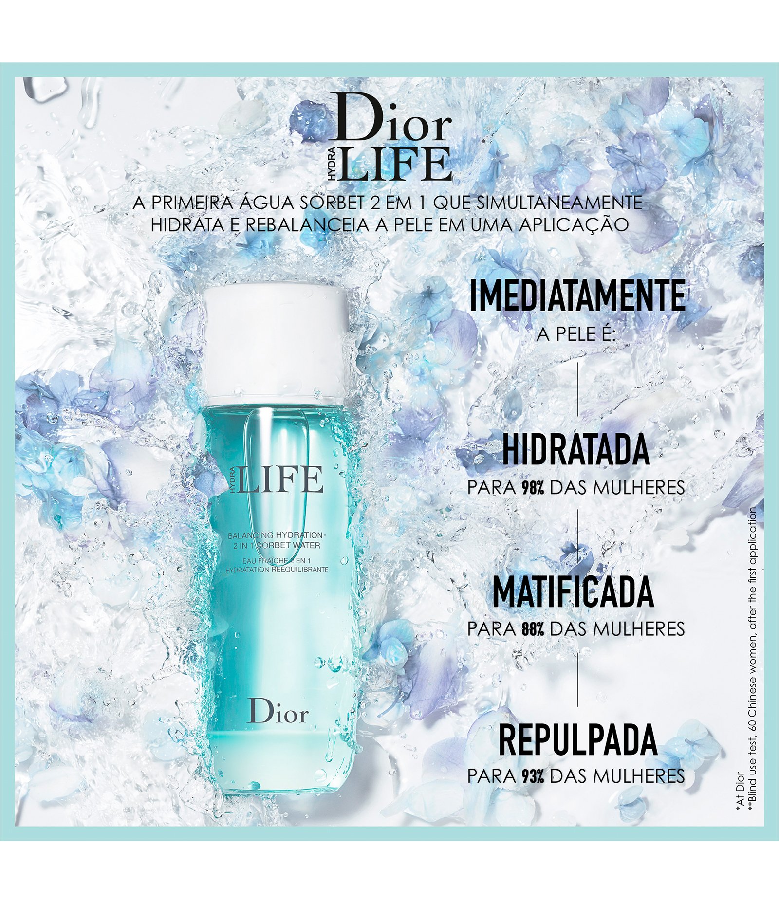 Água Sorbet Hydra Life Equilíbrio de hidratação 2 em 1 175ml 2