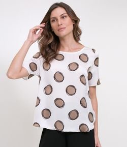 Blusa Estampa Poá