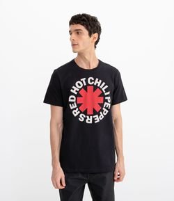 Camiseta com Estampa Red Hot Chili Peppers