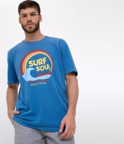 Camiseta com Estampa Surf Soul