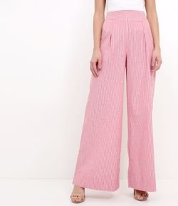 Calça Pantalona Listrada