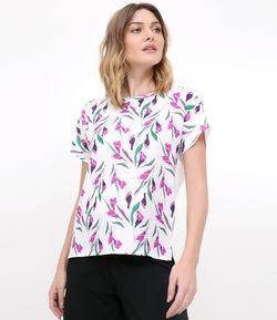 Blusa Floral Frontal