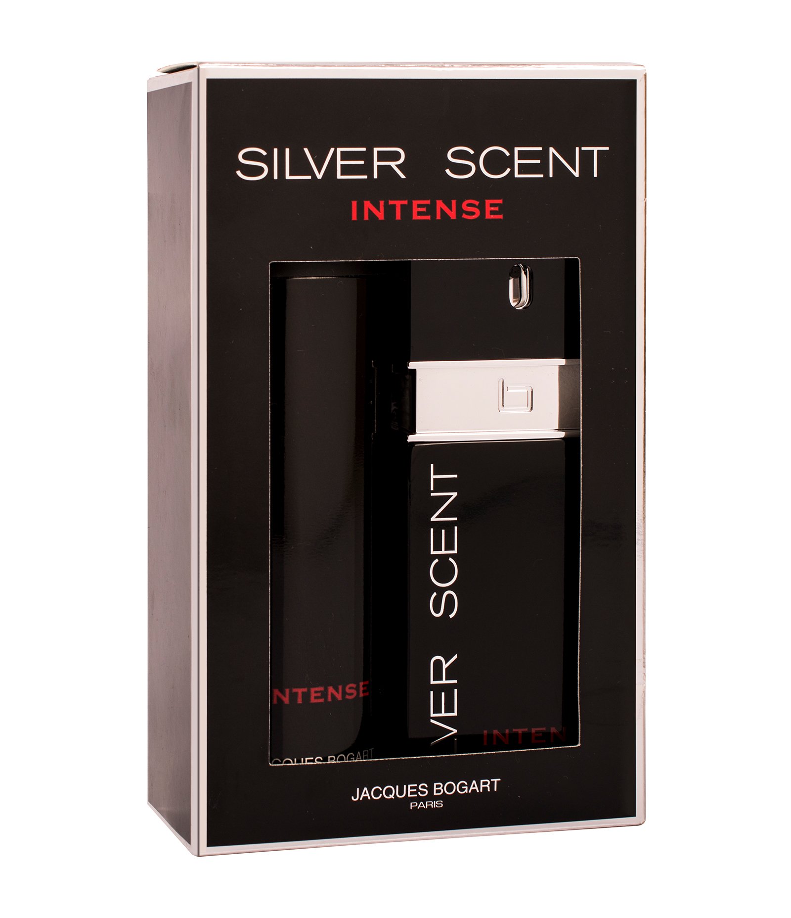 Kit Perfume Jacques Bogart Silver Scent Intense Masculino Eau de Toilette + Loção Corporal 100ml 1