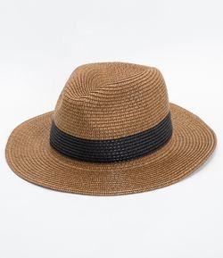 Chapéu de Palha Liso Panamá 