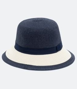 Chapéu de Palha Coquinho Bicolor