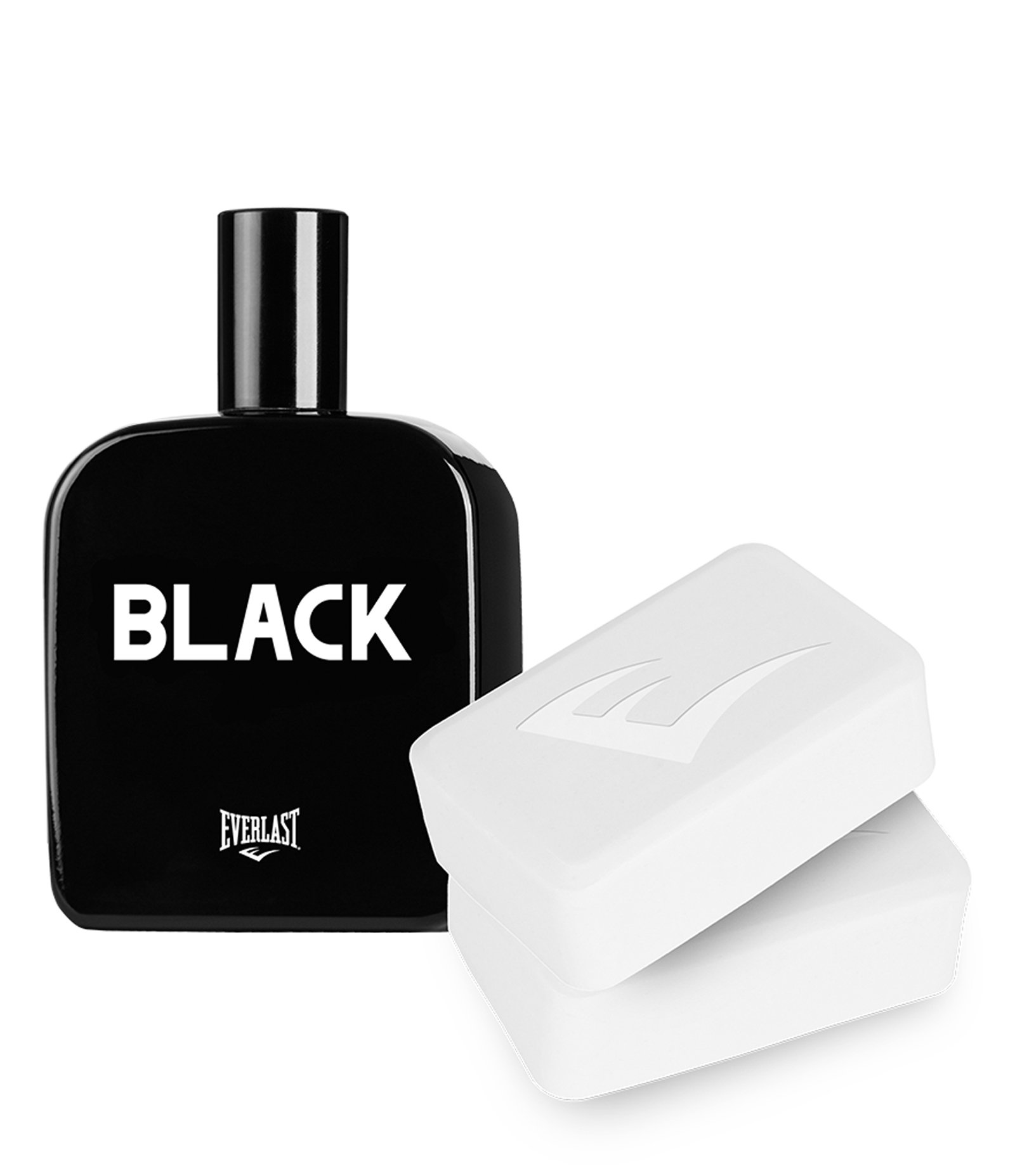 Kit Everlast Black Deo Colônio Masculino + 02 Sabonetes 100ml 1