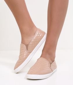 Tênis Feminino Slip On Matelassê Satinato - Renner