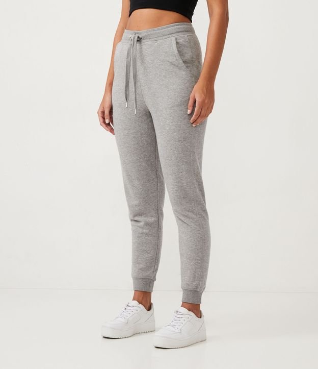 Pantalón Basico Jogger en Algodón  Gris 2