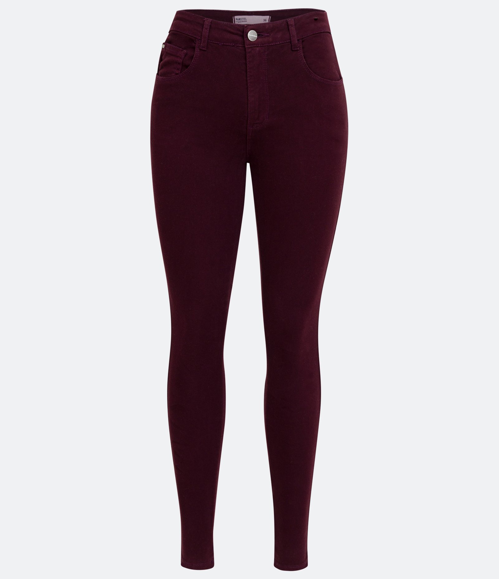 Calça Push Up em Sarja com Cinco Bolsos Zinfandel 1