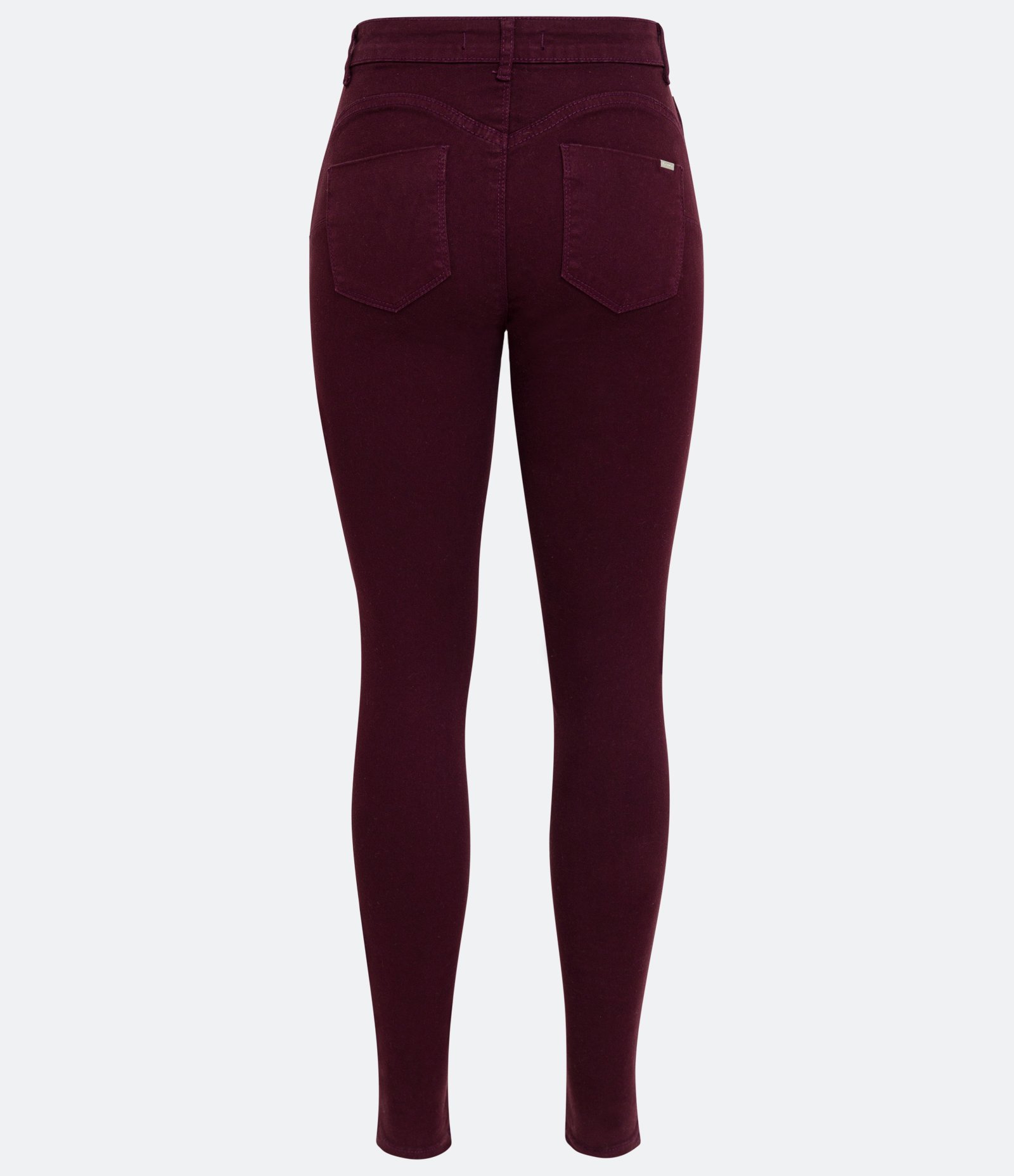 Calça Push Up em Sarja com Cinco Bolsos Zinfandel 2