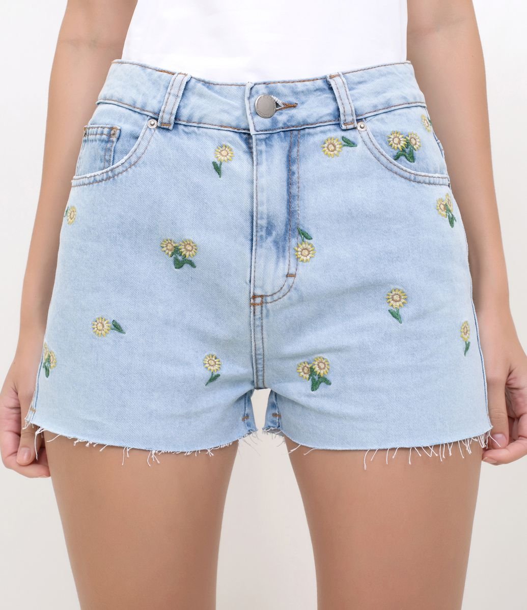 short jeans girassol