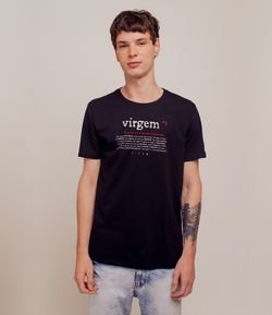Camiseta com Estampa Signo Virgem 