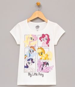 Blusa Infantil com Estampa My Little Pony - Tam 4 a 12
